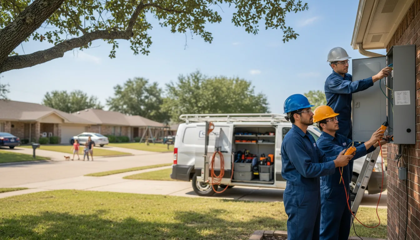 Certified electrician providing emergency electrical services in Warren, AR